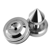 1 Set Precised Engineered Anti Vibration Pad For HiFi Speakers Heavy Duty Stainless Steel Isolation Foot Nail 1 gray