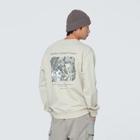 [Snowpeak] Tropical Graphic Sweatshirt Light Beige (S24FUFHT64) 90