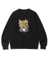 Brown Bless Part Of Tag Crewneck - Black Black/S