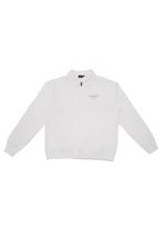 Upper Strop [Up3153] Upst Golf Collared Half-Zip Sweatshirt Ivory M
