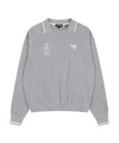 Golla Essential Collar Sweat Shirts [Melange Grey] Melange Grey/S