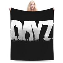 DayZ Plush Blanket Boy Girl Flannel Bedding Throws For Couch Bed Warm Soft Custom DIY Quality Bedspread Gift Idea Size: 75*100cm, Weight: 230 GSM