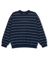Yes Ic Y.E.S Thin Stripe Sweatshirt Navy Xl