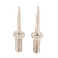 2Pcs Mall-Size Livestock Ear Tag Fastening Pin Solid Metal Pin for Ear Tag Pliers  Pig sidabras
