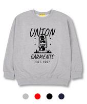 Union Garments Dreaming Camping French Terry Oversized Sweatshirt Black/Xxl