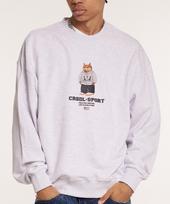Cream Soda Lab Crsdel Sports Parku Sweatshirt Light Gray M
