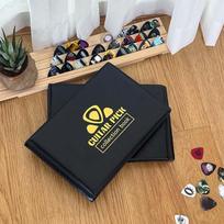 Custom Blank EP Guitar Pick Collection Book Portable Storage Album Plectrum Holder Case Guitarist Gift Souvenir mėlyna