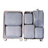 6Pcs/Set Dampproof Luggage Compression Bag Large Capacity Packing Cubes Set  Lingerie Organization pilka