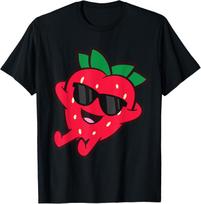 Strawberry Relaxing Love Strawberries T-Shirt XL