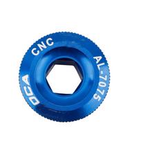Bracket Bicycle Parts CNC Crank Cover Crank Arm Fixing Bolt Crank Bolt Cover Cap Crankset Screws M20 mėlyna