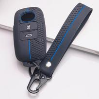 Silicone Key Cover for Toyota Raize Yaris Ativ Yaris Cross Veloz Avanza Rush Wigo Daihatsu Rocky Honeycomb Texture Anti Scratch Key Shell Accessory juoda