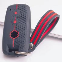 Flip Key Cover for Suzuki Swift Vitara SX4 S Cross Ignis Baleno Ertiga Jimny with Keychain Honeycomb Texture Anti Scratch Flip Remote Key Protector juoda