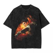 Uncharted Nathan Drake Vintage Washed Oversized T-Shirt | Unisex Action Adventure Game Streetwear Tee S įvairiaspalvis