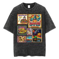 Project Hail Mary Stamp Rocky Amaze Andy Weir Book Lover Funny T Shirts Men Women Vintage Washed Humor T-shirt Oversized T Shirt S įvairiaspalvis