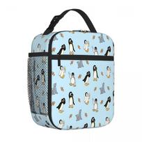 Bestselling Noot Pingu And Friends Picnic Style Reusable Lunch Bag Outdoor Barbecue Lunch Carrier One Size