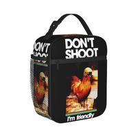 Don't Shoot I Friendly Arc Raiders Thermal Insulated Lunch Bag for Travel  Reusable Food Bag Cooler Thermal Lunch Boxes One Size