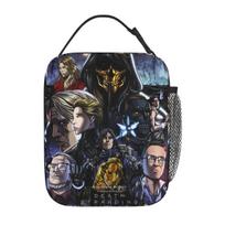 Death Stranding Insulated Lunch Bags Leakproof Reusable Cooler Bag Tote Lunch Box Work Outdoor Food Storage Bags One Size