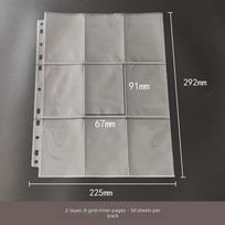 1.7 Inch Linen Fabric A4 3-Ring Binder for Office School & Music Score Storage (as the picture,31.5*26.8*4.5CM)