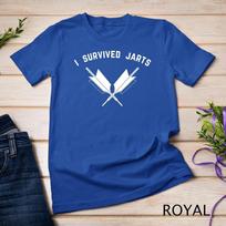 Retro Lawn Darts Shirt, Funny Survived Jarts Tee Gift Unisex T-shirt 7 4XL