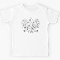 Poland Eagle – Vintage Polska Grunge T-Shirt Kids T-Shirt 120