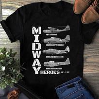 The Battle Of Midway Plane Spotting American Ww2 Airplane T-Shirt, Aviation Shirt, Funny PiloT-Shirt, Airline Pilot M