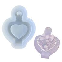 Resin Shaker Mold,Reusable Perfume Bottle Silicone Quicksand Mould for DIY Craft 1