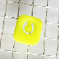 Silicone Tennis Racket Shock Pad Block Pendulum Tennis Racquet Shock Absorber  Racquetball geltona