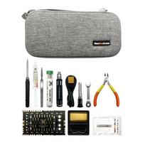 NewBeeDrone Drone Soldering Practice Kit SMD PCB Repair Tools Set Electric Soldering Iron Multi-Function Tool for FPV RC DIY Par Tool Kit V1.7