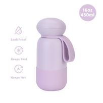 Large Capacity Vacuum Flask Thermos Water Bottle Hot and Cold Insulated 800ml Portable Leakproof for Home Kitchen Office Travel Silver c style-450ml