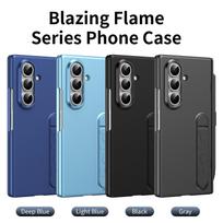 New Design for for Z Fold 3/4/5/6/7 Shockproof TPU+PC+Glass Mobile Protection Cases with Bracket Folding Cover Opp Bag&For Galaxy Z Fold 3