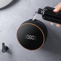 Sensor-Activated Circular ABS Hotel Automatic Liquid Soap Dispenser Touchless Wall-Mounted Hand Sanitizer Dishwasher Dispenser juoda