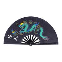 33cm Kung Fan with Design - Clacking Noise-Making Fan for Arts and Dance Performance One Size