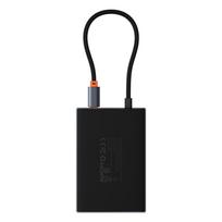 8w1 hub adapter hdmi displayport vga usb-a usb-c - szary