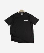 Alex And Aiden Floppy Small Logo Short Sleeve T-Shirt (Black) Black/M
