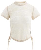 Plasma Sphere Lace T-Shirt In Beige Beige/Free