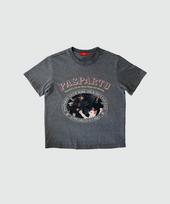Paspartu Dream Cats Graphic Short Sleeve T-Shirt Charcoal