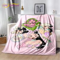 Crybaby M-Melanine M-Martinez Soft Flannel Blanket for Bed Bedroom Sofa Picnic,Throw Blanket for Cover Outdoors Leisure Gift Kid Size: 75*100cm, Weight: 230 GSM