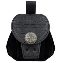 Steampunk Waist Coin Purse Embossed Design Belt Bag Drawstring Fanny Packs  Renaissance Events Style E