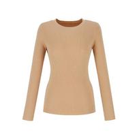 Sup Slim Round Neck Knit T-Shirt (Syalk90) White(31)/055
