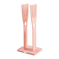 Removable Drying Kitchen Supplies Portable Draining Rag Rack Storage Rack Sink Hanger Glove Rack rožinė