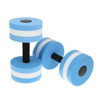 1 Pair of Aquatic Fitness Barbells Foam Exercise Detachable Aqua Fitness Foam Dumbbells mėlyna