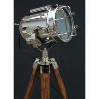 Hollywood Modern Studio Search Light Tripod Floor Lamp Nautical Home Decor Gift