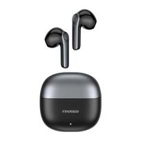 VAORLO Mini Low Laency belaidės ausinės į ausis triukšmą mažinančios ausinės su HD mikrofonu vandeniui atsparios ausinės HiFi žemųjų dažnių garsiakalbis balta