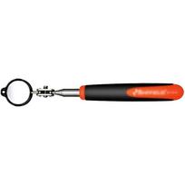 Eismo veidrodėlis Reguliuojamas teleskopinis apžiūros veidrodis remonto automobilio važiuoklei su LED apšvietimu Diameter:3.2cm,L:23-91cm oranžinė