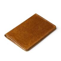 Handmade Leather Creditcard Wallet Credit Mens Card Holder Wallet  Male Leather Wallet and Card Holder geltona