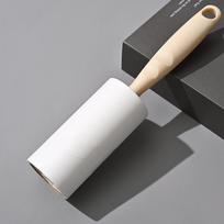 Lint Roller with Refills Sticky Remover Pet Dog Hair Clothes Sofa Dust Cleaning Remover Replaceable Roll Brush CleaningAccessory chaki