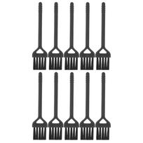 10pcs Electric Shaver Cleaning Brushes Set Nylon Hair Handle Machine Cleaning Brush Black