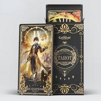 Game Card Genshin Impact Tarot Playing Cards Cosplay Prop Anime Tarot 22pcs
