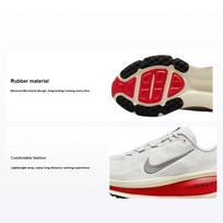 Nike Vomero 18 Platinum Tint Siren Red Unisex Sneakers Cream Light-Smoke-Grey Metallic-Pewter HM6803-001 45