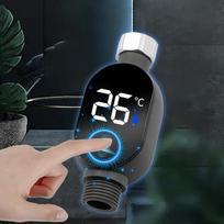 LED ekranas buitinis vandens dušo termometras 0-99℃ vandens termometras kūdikių priežiūra vonia išmanusis temperatūros matuoklis juoda